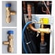thumbnail image 1 of Válvula de CA R22 R410 Junta de Llenado de 1/4 Pulgada Válvula de Refrigerante de A/C Reparación de Aire Acondicionado y Adaptador de Seguridad de Fluoruro B, 1 of 8