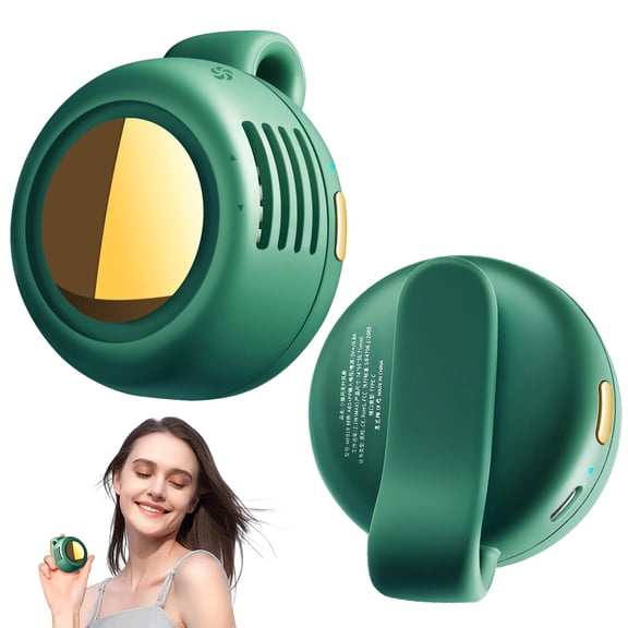 Mini Bladeless Fan, for Shirt, 3 Speeds & Queit, Hands Free Waist , USB Rechargeable, Suitable for Outdoor & Travel & Office