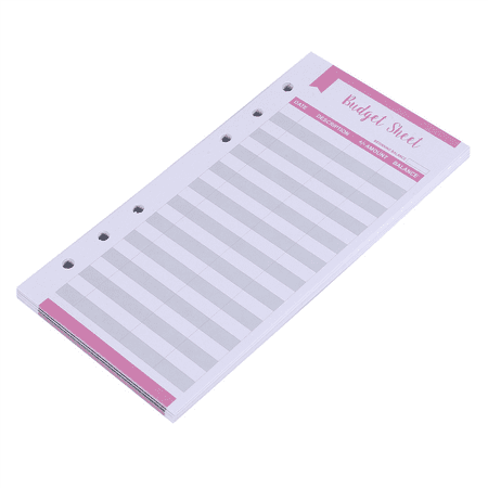 

Expense Tracker Budget Sheets with Hole 24Pcs Loose Leaf Envelop for A6 Binder Wallet Pockets Planner