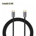 thumbnail image 1 of Type c3.2 Gen2 20GB 100W High Speed Transmission Data Cable Computer TV Audio Video HD Projection Cable, 1 of 7