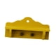 thumbnail image 2 of Mini perchero de madera para ropa, modelo de simulación de muebles, juguetes para jugar a la imaginación amarillo, 2 of 7