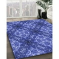 thumbnail image 2 of Ahgly Company Indoor Round Patterned Sky Blue Dress Blue Area Rugs, 8' Round, 2 of 6