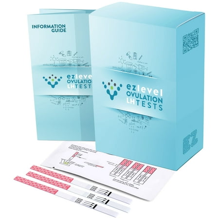 EZ Level 25 Ovulation Test Strips LH Surge OPK Predictor Kit (25 (Level 42 Level Best)