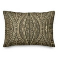 thumbnail image 2 of Creative Products Neutral Colored Folk Pattern 14x20 Indoor / Outdoor Pillow, 2 of 3
