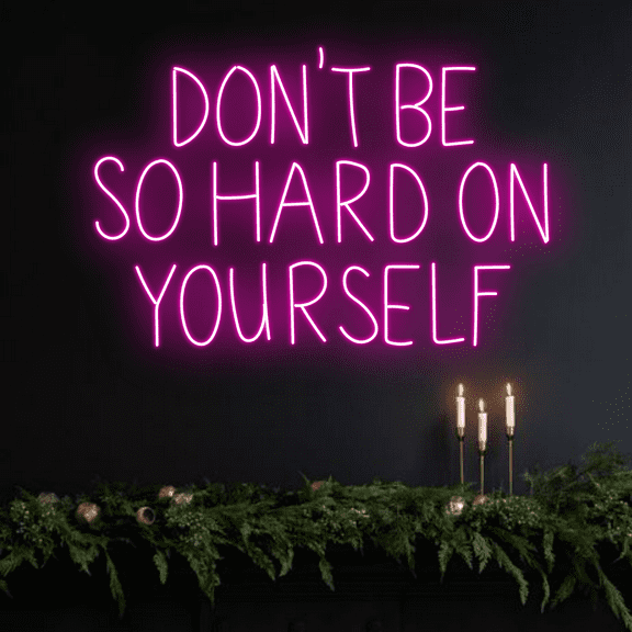 Glowneon Motivation Quote Neon Sign, Home Decor Long-lasting Lights