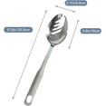 thumbnail image 2 of MISSUNNY 12.8-Inch SUS304 Stainless Steel Large Serving Spoons (Slotted Spoon), 2 of 4