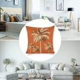 thumbnail image 2 of coconut palm Linen toss pillowcase decoration pillowcase gifting preferred 24x24 inch cushion cover sofa pillowcase sofa bedroom living room car, 2 of 3