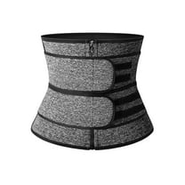 COMFREE Plus Size Neoprene Sauna Waist Trainer Corset Sweat Belt for Women Weight Loss Workout Compression
