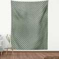 thumbnail image 4 of Ambesonne Retro Fabric by the Yard Upholstery, Geometric Tiles Pattern Art, 5 Yards, Pale Reseda Green and Beige, 4 of 5