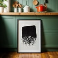 thumbnail image 6 of Ink Work 008 - Painting Abstract Minimalist Modern Art Geometric Black and White Black Framed Wall Art Print 12 x 18 inches, 6 of 8