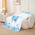 thumbnail image 2 of Erosebridal Letter Throw Blanket for Couch 30x40 For Teens,Rose Flower Plush Blanket,Butterfly Room Decorative, 2 of 7