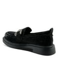 thumbnail image 7 of Patrizia Marlen Women’s Velvet Slip-On Loafers with Crystal Ornament and Block Heel, 7 of 7