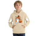thumbnail image 5 of Qingpeng Boys Girls Cute Ghost Graphic Hoodie Long Sleeve Pullover Sweatshirt with Kangaroo Pocket, 5 of 5