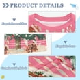 thumbnail image 2 of FORMRS Boys Rash Guard with Short Sleeves UPF 50+ Swim Shirts Sizes 3-12T, Brown Gingerbread Houses, 2 of 6