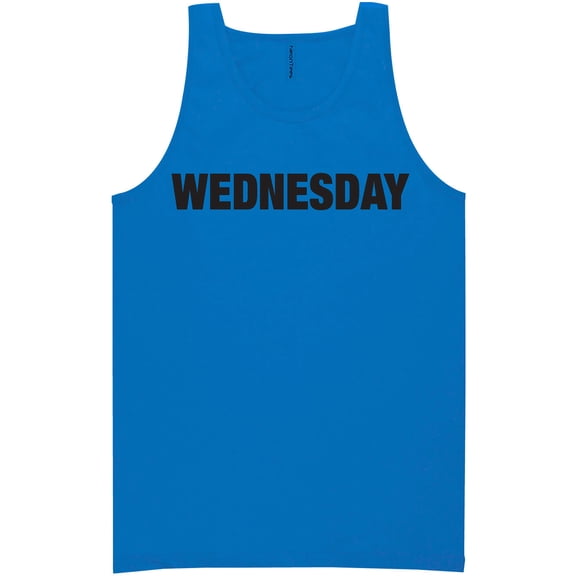 WEDNESDAY (worn on Monday) Neon Tank Top