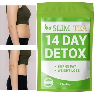 14 Day Cleanse Weight Loss - Reduces Belly Bloat & Includes