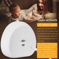 thumbnail image 4 of Luz nocturna LED para niños - Luz nocturna de lactancia regulable en 3 colores con interruptor táctil - Carga USB - para guardería, Starlight, blanco JAMW Sencillez, 4 of 5