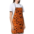 thumbnail image 4 of Yiaed Happy Halloween 6 Print Kitchen Apron with Hand Wipe Pockets,Big Pocket,Aprons for Women with Pockets, Waterproof for Cooking Baking, 4 of 7