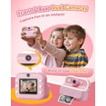 thumbnail image 5 of Bravokids Kids Camera Instant Print,1080P Kids Instant Cameras, Christmas Birthday Gifts for Girls Boys Age 3-12, Toddler Digital Cameras for 3 4 5 6 7 8 9 10 Year Old Girl, 5 of 10