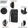 thumbnail image 7 of FALAN MULE Wallets for Women RFID Blocking Vegan Leather wristlet wallet Trifold Clutch Large Capacity Credit Card Holder, 7 of 7