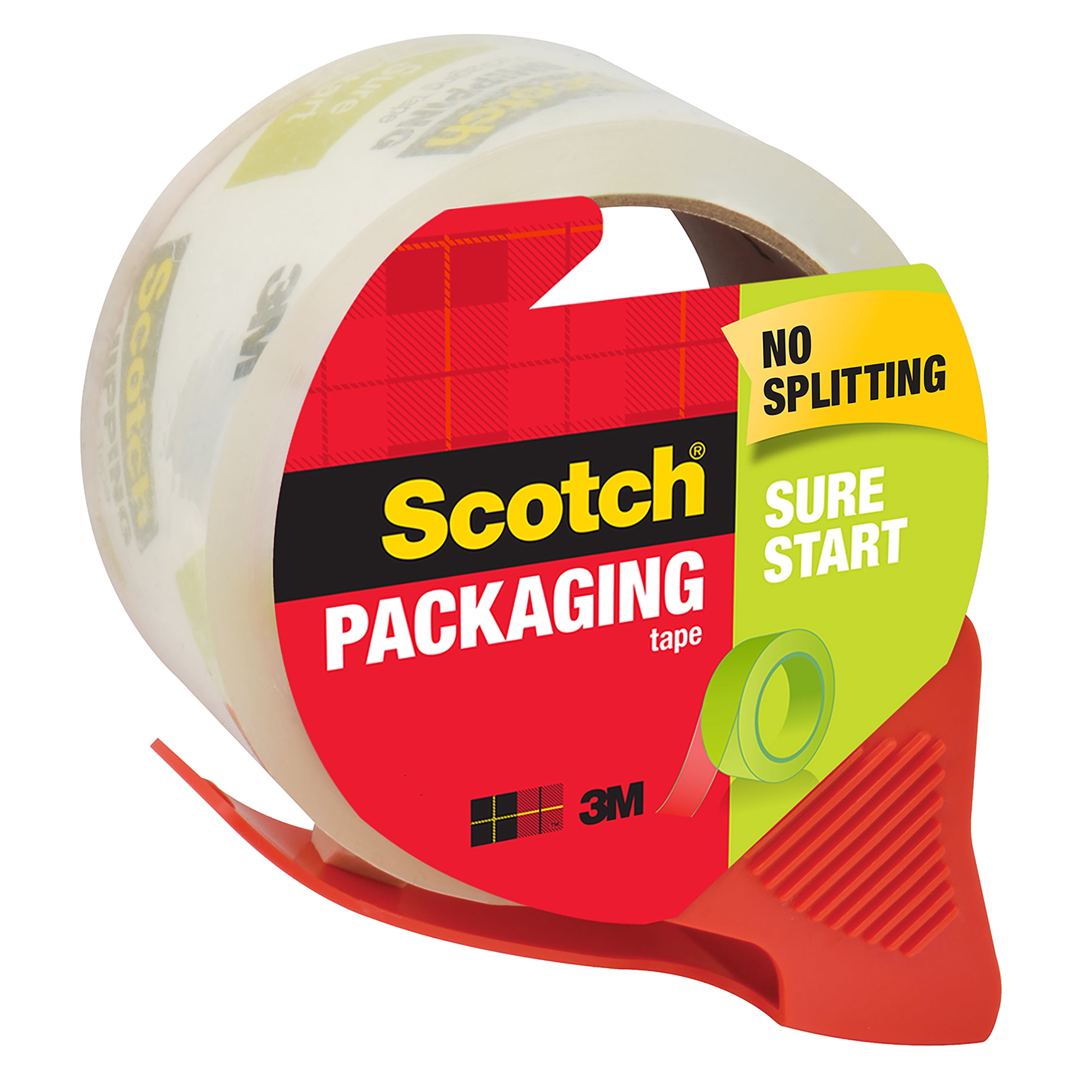 Scotch Sure Start Packaging Tape, 6 Pack