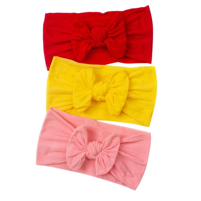 EDFBUYKRS Bandeau Extensible pour Bébé Garçons Filles Accessoires Cheveux 3 Pcs