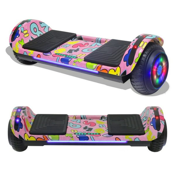 Perspectiva Fuente alivio 2020 Bluetooth Hoverboard Self Balancing Scooter with Speaker LED Lights  Flashing Wheels for Kids and Adults Hover Board - UL Certified - Walmart.com