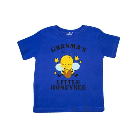 

Inktastic Cute Bee Granma s Little Honeybee with Stars Gift Toddler Boy or Toddler Girl T-Shirt