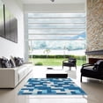 thumbnail image 6 of Ahgly Company Indoor Rectangle Patterned Sky Blue Novelty Area Rugs, 8' x 10', 6 of 6