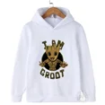 thumbnail image 4 of Sudadera con capucha Kawaii Groot, ropa para niños, ropa para niñas, ropa de moda para bebés, sudadera deportiva cálida para primavera y otoño 2024, camisetas para niños, 4 of 4