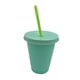 thumbnail image 2 of Injueey Con tapas de paja, taza de paja reutilizable, taza de café, jugo, taza de paja, fondo de plástico personalizado, taza portátil para Utensilios de cocina Injueey HA003548-00, 2 of 6