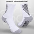 thumbnail image 6 of TNOBHG Sports Socks 1 Pair Sports Basketball Socks Breathable Sweat-absorbing Non-slip Design Compression Comfort High Crew Socks Thickened Socks, 6 of 8