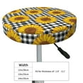 thumbnail image 4 of Disketp Sunflowers Stool Covers Round, Super Soft Round Bar Stool Cushion Covers Seat Cushion - 12 Inch, 4 of 7