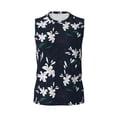 thumbnail image 6 of Lsque Lilies Flowers Print Men's Cotton Blend Sleeveless Muscle Shirts (S-3XL)- Moisture Wicking, Odor Protection, UPF 30+,Large, 6 of 8