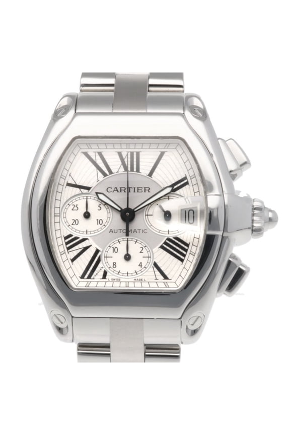 Pre-Owned Cartier Roadster Chronograph Watch, Stainless Steel 2618 Automatic,... (Good)
