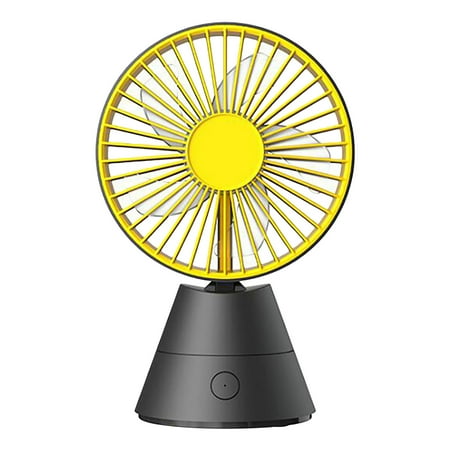 

GiliGiliso Clearance Small Personal USB Desktop Fan Strong Wind And Silent Automatic Shaking Head