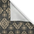 thumbnail image 4 of Ambesonne Classical Window Valance, Classic Orient Curves, 54" X 12", Dark Sepia Tan, 4 of 5