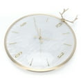 thumbnail image 4 of Reloj de Pared Silencioso Jadeshay Oscilante con Péndulo Dorado, 4 of 8