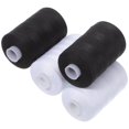 thumbnail image 1 of Bamboohart 4 Rolls Polyester Sewing Thread Hand Quilting Thread 1000 Yards per Roll, 1 of 8