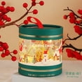 thumbnail image 1 of HOZADOIE Apple Barrel Home Decor New Style Christmas Box, Portable Packaging Gift Box, Wedding Candy Box, Christmas Eve Packaging Gift Box, Gift Decoration, 1 of 2