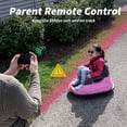 thumbnail image 5 of Hikiddo Electric Bumper Car for Kids, 12V Bumper Car Ride on Toys for Toddlers Aged 3 4 5, with Remote, Bluetooth - Pink, 5 of 10