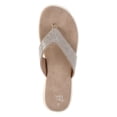 thumbnail image 4 of Time and Tru Women's Comfort Glitter Flip Flop Sandals, 4 of 6