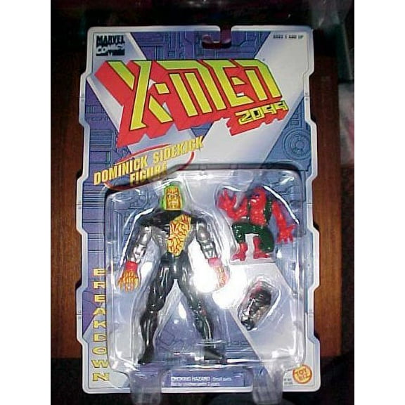 X-Men 2099 Breakdown Dominick Sidekick Marvel Comics Action Figure Toy Biz 1996