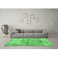 thumbnail image 3 of Ahgly Company Indoor Square Abstract Emerald Green Contemporary Area Rugs, 3' Square, 3 of 4