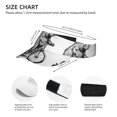 thumbnail image 3 of Rocae Capybara Riding Bicycle for Sport Sun Visor Hats Adjustable Empty Top Baseball Cap Cotton Ball Caps for Women and Men, 3 of 7
