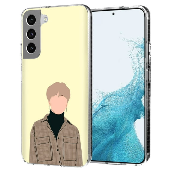 TalkingCase Thin Slim Case Compatible for Samsung Galaxy S22 5G, KPOP Bulletproof 5 Print, Lightweight, Flexible, Soft, USA