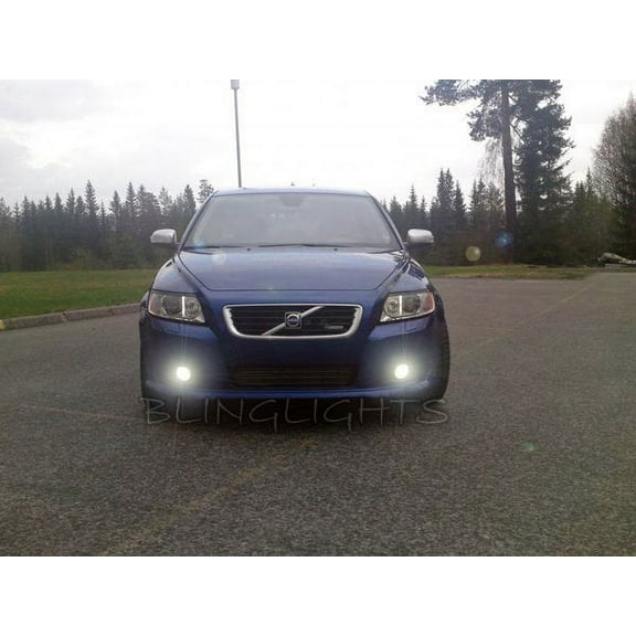 For 2005-2012 Volvo V50 Xenon Foglamps Foglights Drivinglights Driving Fog Lamps Lights Kit