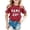 Red, variant on MAIHAN Girl Shirts Graphic Tee Tops Round Neck Tee Summer Clothes for Girls Classic Basic T Shirt