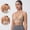 Beige, variant on Wireless Bras for Women Triangle Bralette Sports Bras for Women Wire Free Sports Bra Comfort Bra Gym Bra Open Back Sports Bra Fitness Sports Bra Racer Back Sports Bra Compression Sports Bra