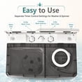 thumbnail image 6 of Costway 26lbs Portable Semi-automatic Washing Machine W/Built-in Drain Pump Grey, 6 of 10